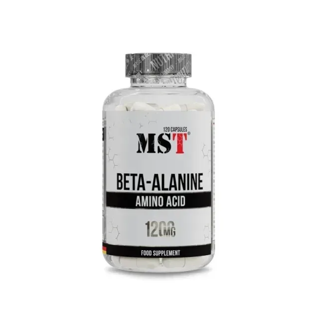 Бета-аланин MST Nutrition Beta-Alanine, 120 капсул для поддержки мышц
