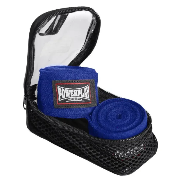 Бинти для боксу Power Play 3046 3 м, Blue
