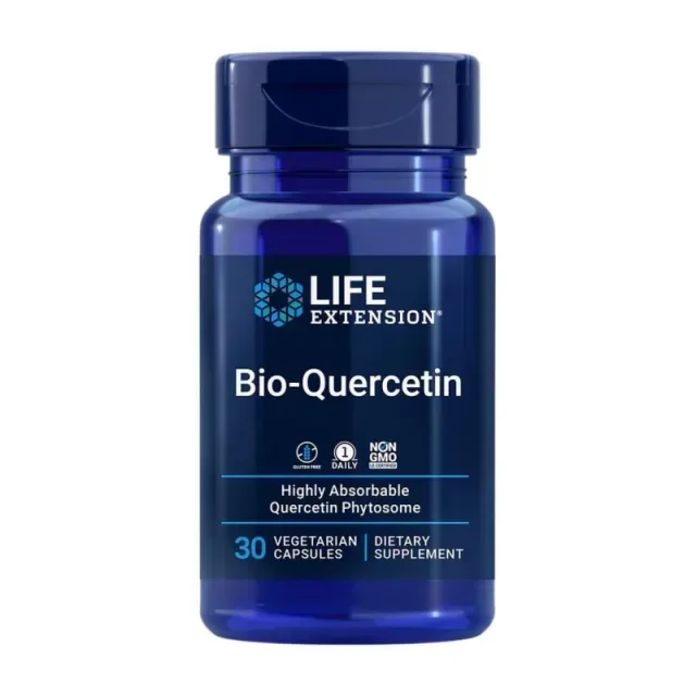 Біо-кверцетин Life Extension Bio-Quercetin, 30 вегакапсул для підтримки серцево-судинної системи