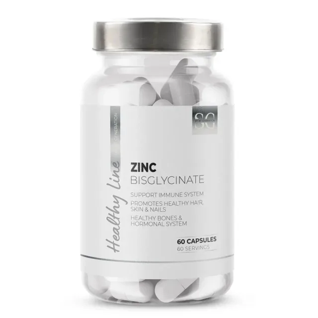 Бисглицинат цинка Sport Generation Healthy Line Zinc Bisglycinate, 60 капсул