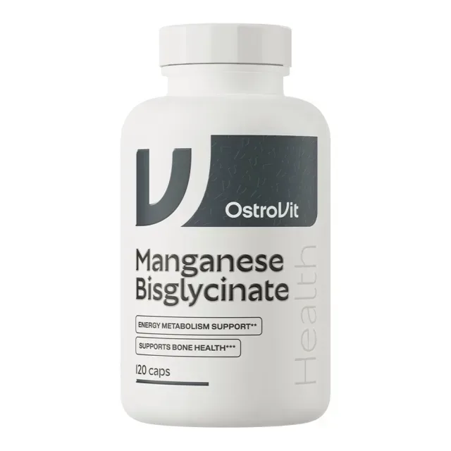 Бісгліцинат марганцю OstroVit Manganese Bisglycinate, 120 капсул