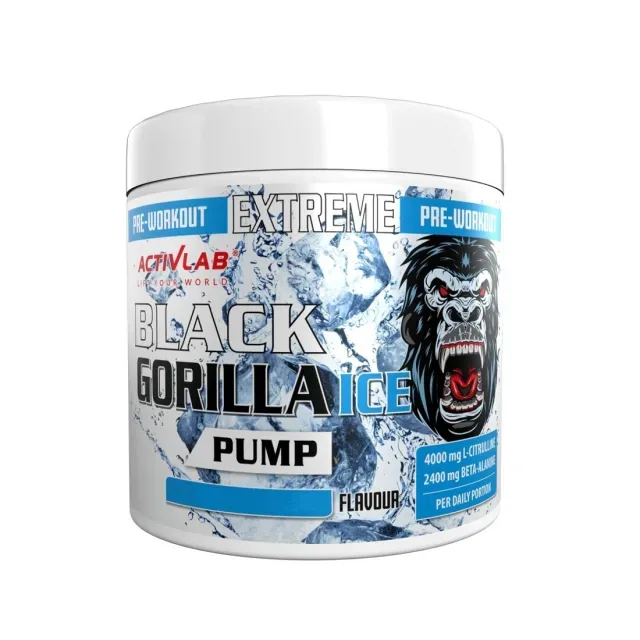 Black Gorilla Ice Pump, 300 грам, зелене яблуко