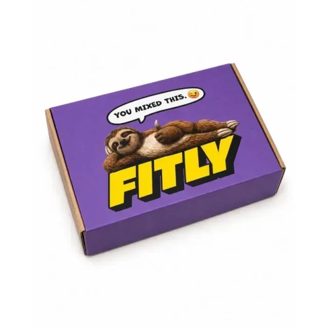 Блок вуглеводних батончиків Fitly Bar No Added Sugar, 12*45 грам - Брауні-фундук