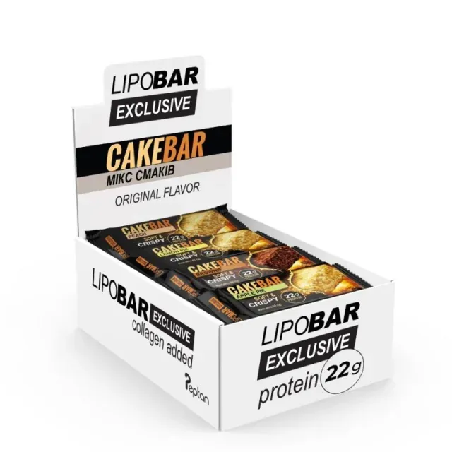 Cake Bar БЛОК, 16*60 грам, МІКС СМАКІВ