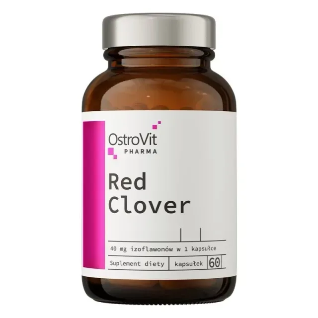 Красный клевер OstroVit Pharma Red Clover, 60 капсул для гормонального баланса