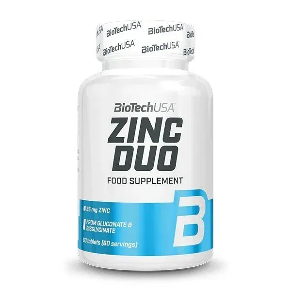 Цинк BioTech Zinc Duo, 60 таблеток