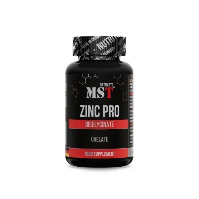 Цинк бісгліцинат MST Nutrition Zinc Pro Chelate, 60 таблеток