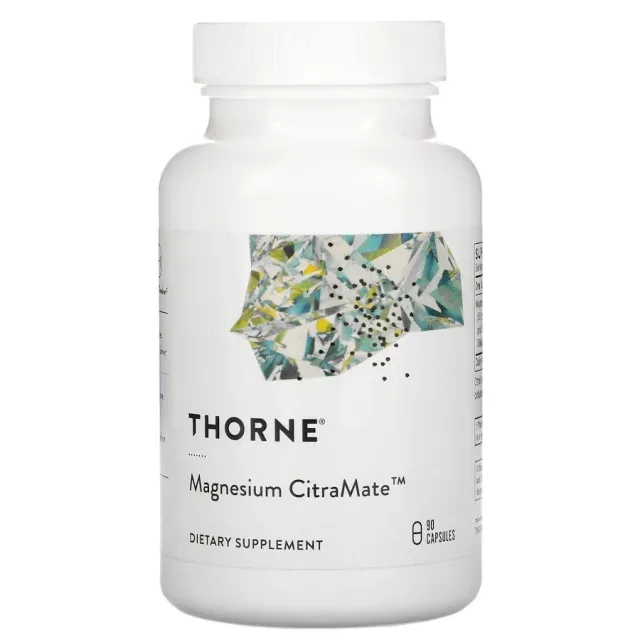 Цитрат магнію Thorne Magnesium Citramate, 90 капсул