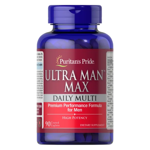 Чоловічий вітамінний компелкс Puritan's Pride Ultra Man Max, 90 каплет