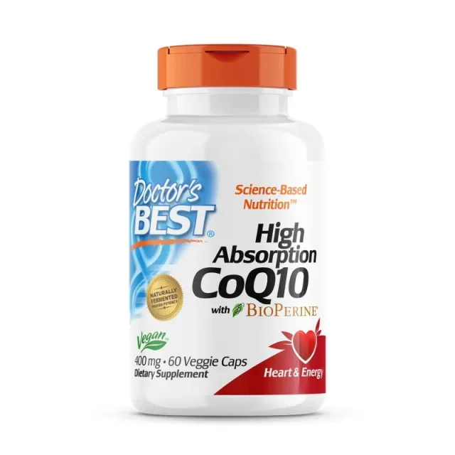 CoQ10 BioPerine 400 mg, 60 вегакапсул