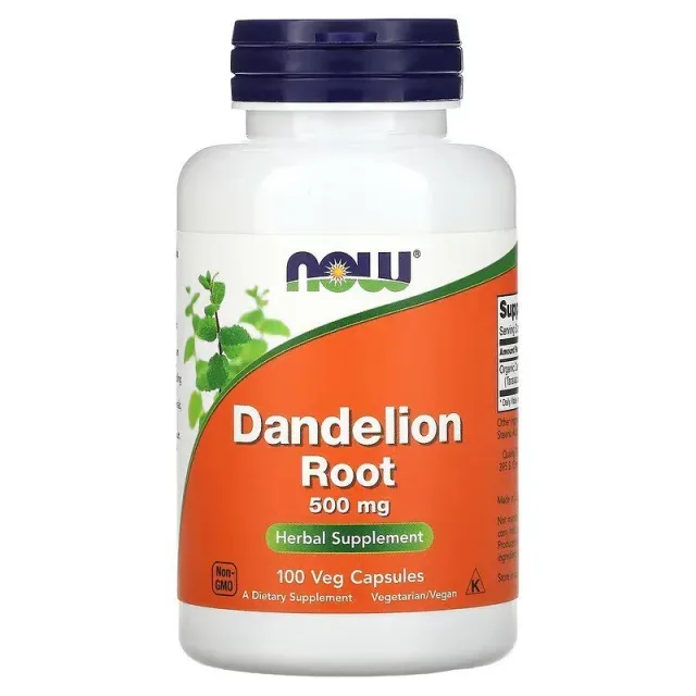 Dandelion Root 500 mg, 100 вегакапсул