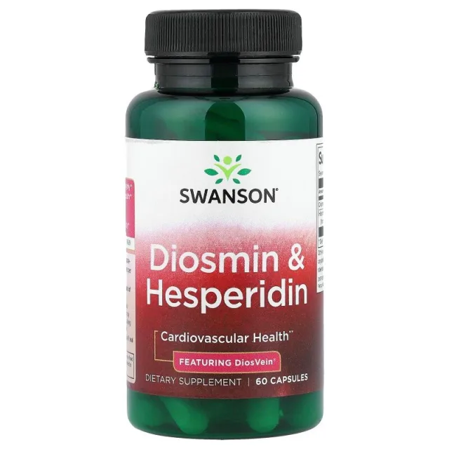Діосмін та гесперидин Swanson Diosmin & Hesperidin, 60 капсул