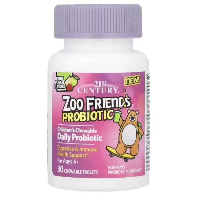 Дитячі пробіотики 21st Century Probiotic, 30 таблеток