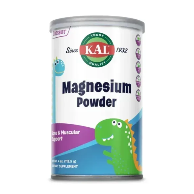 Дитячий магній у порошку KAL Magnesium Powder 200 mg, 112 грам
