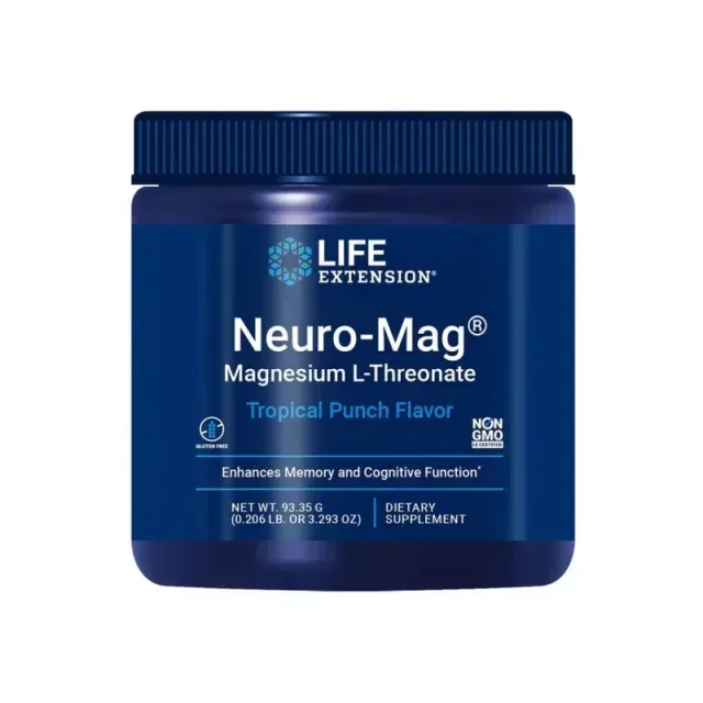 Добавка для здоров'я мозку Life Extension Neuro-Mag, 93.35 грам - Тропічний пунш