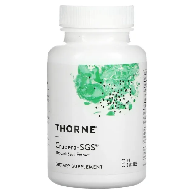 Екстракт броколі Thorne Crucera-SGS, 60 капсул для підтримки печінки, нирок та легенів