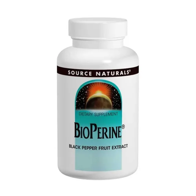 Экстракт черного перца Source Naturals BioPerine 10 mg, 60 таблеток
