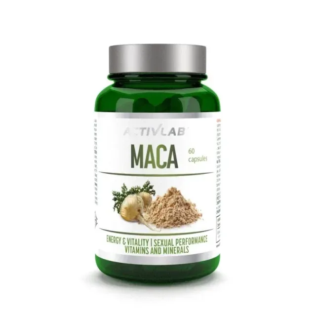 Екстракт маки та Бета-екдистерон ActivLab Maca, 60 капсул для підтримки загального самопочуття