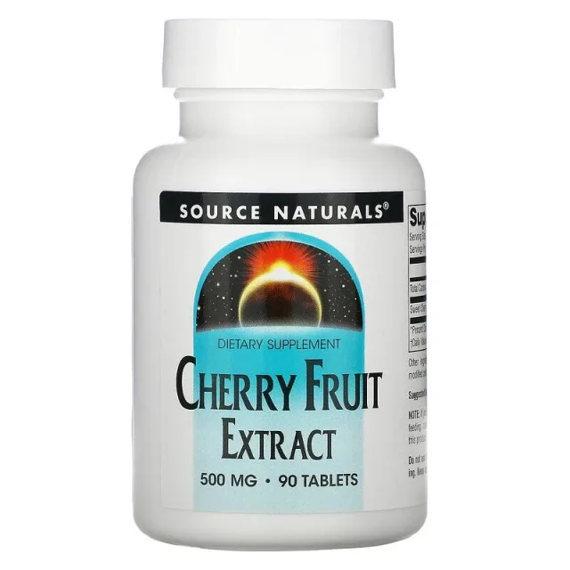 Экстракт плодов вишни Source Naturals Cherry Fruit Extract 500 mg, 90 таблеток