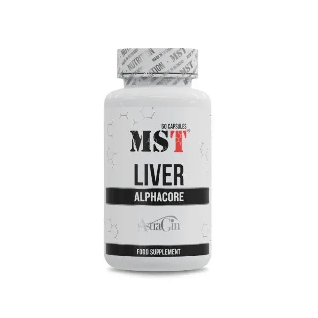 Екстракти для печінки MST Nutrition Liver AlphaCore, 60 капсул