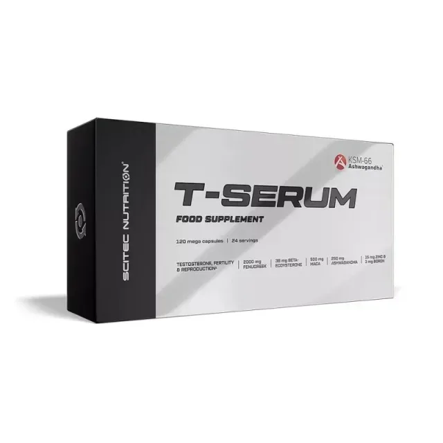 Екстракти рослин та мінерали Scitec Nutrition T-Serum, 120 капсул
