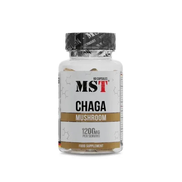 Екстрактом чаги MST Nutrition Chaga Mushroom, 60 капсул