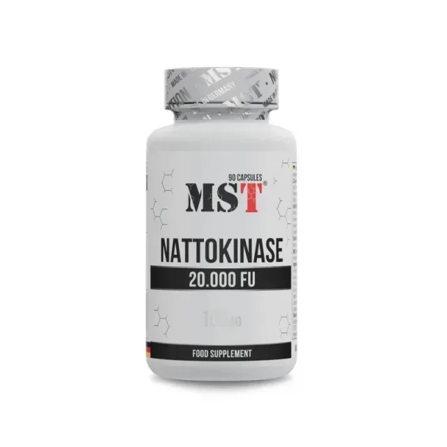 Ферментований екстракт соєвих бобів MST Nutrition Nattokinase, 90 капсул для підтримки серцево-судинної системи