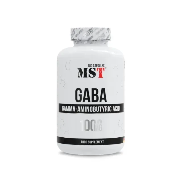 Гамма-аміномасляна кислота MST Nutrition GABA 1000, 180 капсул