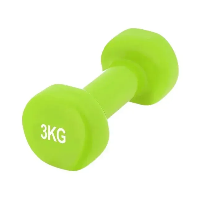 Гантель вінілова 4125 Achilles, 3 кг, Green