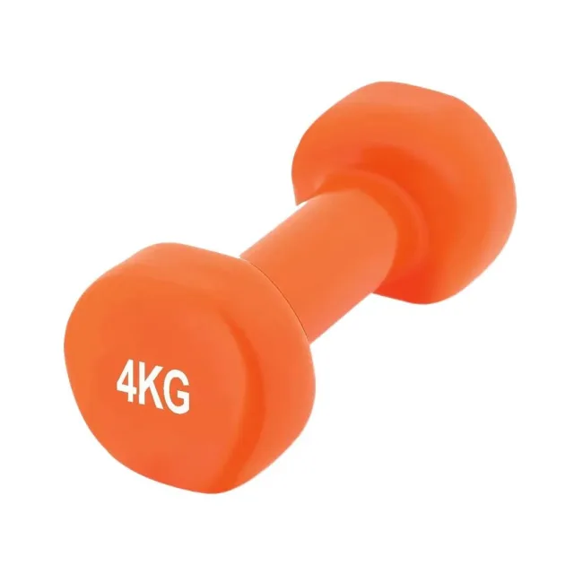 Гантель вінілова Power Play 4125 Achilles 4 кг, Orange
