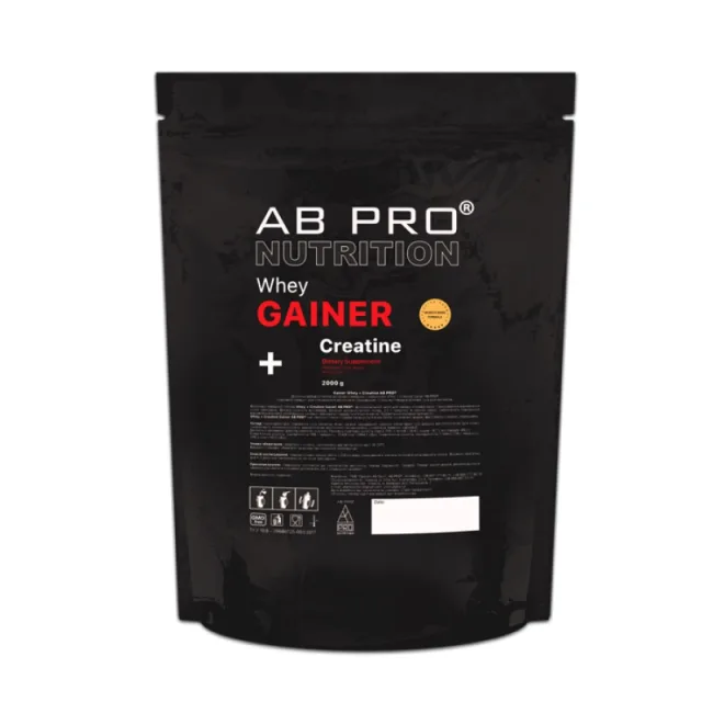 Гейнер AB Pro Whey + Creatine Gainer, 2 кг - Полуниця