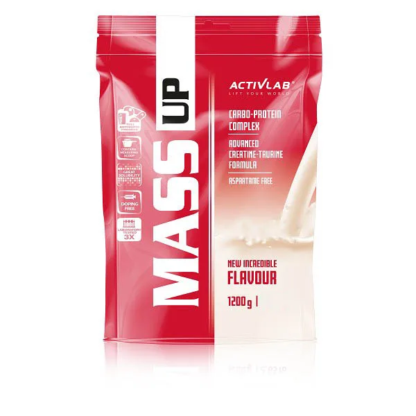 Гейнер ActivLab Mass Up, 1.2 кг - Полуниця