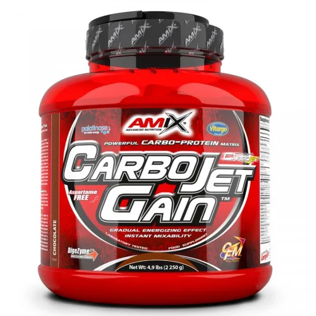 Гейнер AMIX CarboJet Gain, 2.2 кг - Полуниця