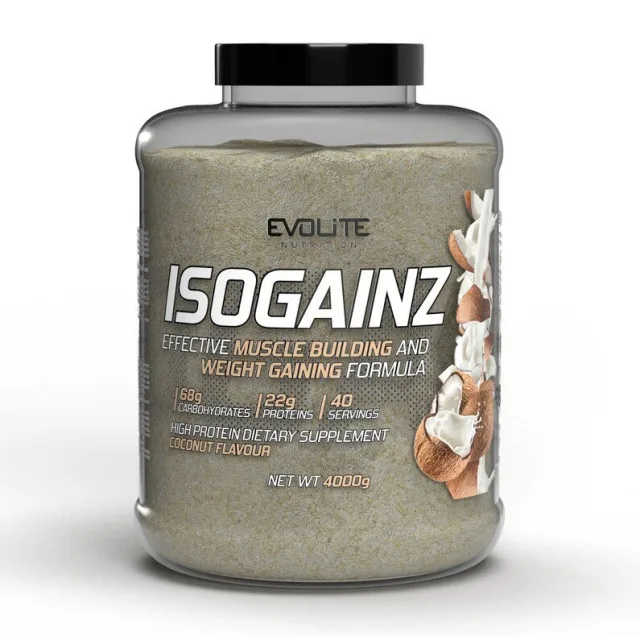 Гейнер Evolite Nutrition IsoGainz, 4 кг - Кокос