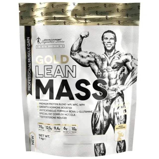 Гейнер Kevin Levrone Gold Line Gold Lean Mass, 1 кг - Шоколад