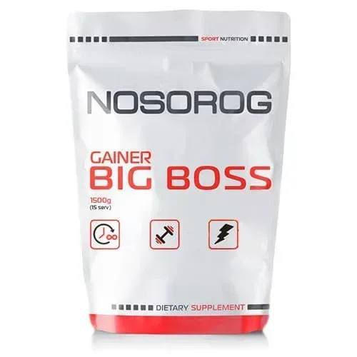 Гейнер Nosorog Big Boss Gainer, 1.5 кг - Шоколад