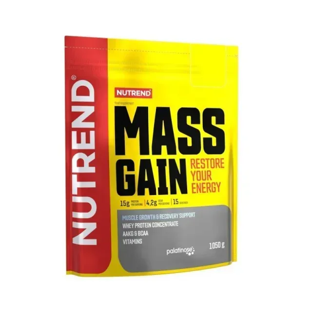 Гейнер Nutrend Mass Gain, 1 кг - Ваниль