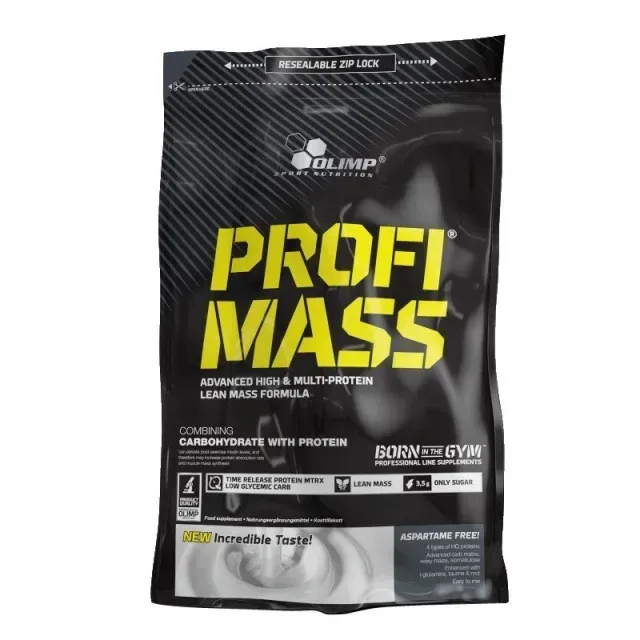 Гейнер Olimp Sport Nutrition Profi Mass, 1 кг - Клубника