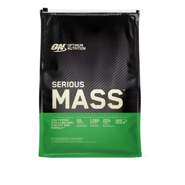 Гейнер Optimum Nutrition Serious Mass, 5.45 кг - Шоколад