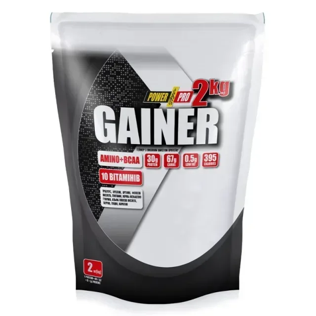 Гейнер Power Pro Gainer, 2 кг - Шоколад