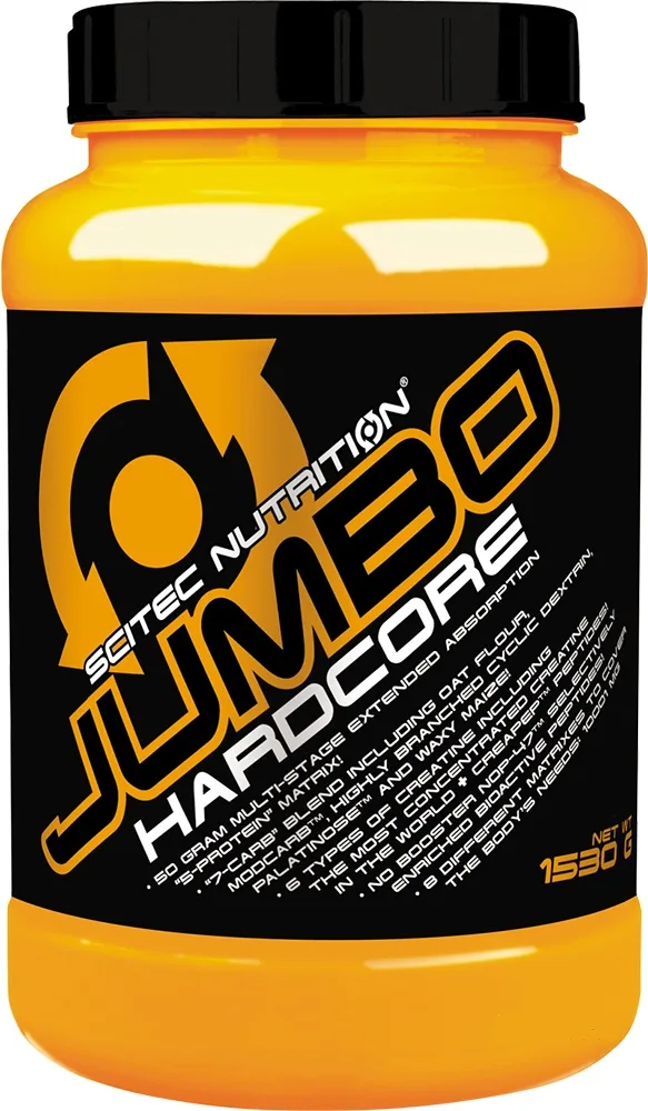 Гейнер Scitec Nutrition Jumbo Hardcore, 1.53 кг - Шоколад