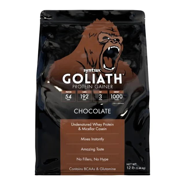 Гейнер Syntrax Goliath Protein Gainer, 5.44 кг - Шоколад