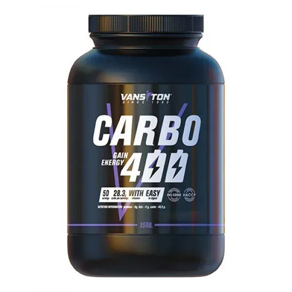 Гейнер Vansiton Carbo 400, 1.5 кг - Вишня