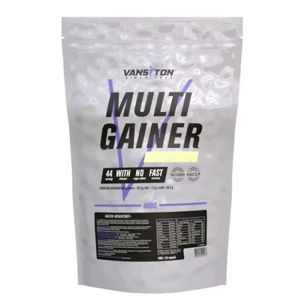 Гейнер Vansiton Multi Gainer, 4 кг - Клубника