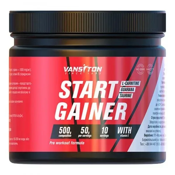 Гейнер Vansiton Start Gainer, 500 грамм