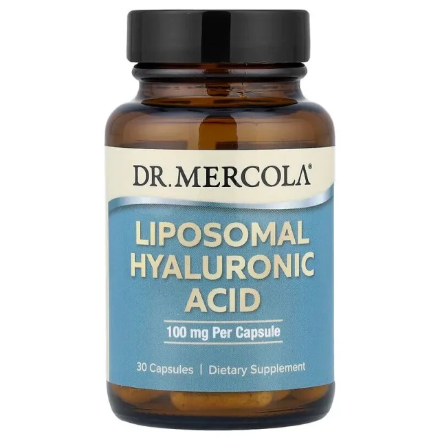 Гіалуронова кислота Dr. Mercola Liposomal Hyaluronic Acid 100 mg, 30 капсул - Термін 11.26