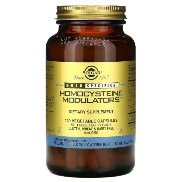 Homocysteine Modulators, 120 вегакапсул