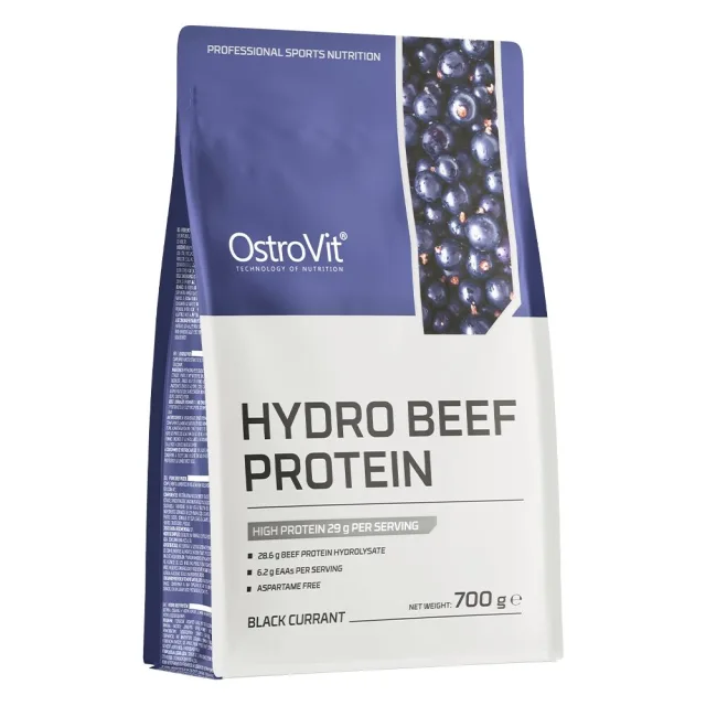 Яловичий протеїн OstroVit Hydro Beef Protein, 700 грам - Чорна смородина