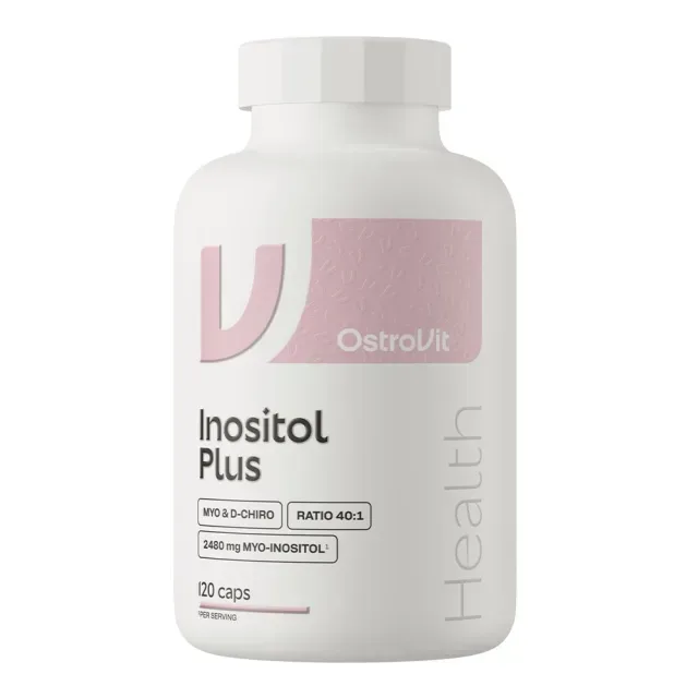Інозитол 40:1 з метилфолатом OstroVit Inositol Plus, 120 капсул