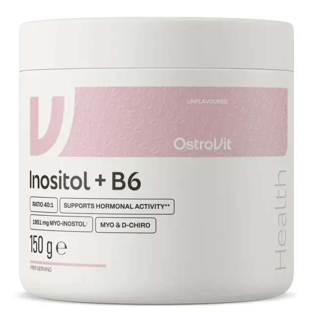 Інозитол 40:1 з вітаміном B6 OstroVit Inositol + B6, 150 грам